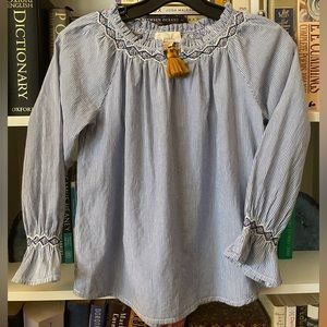 Peek Kids Smocked Boho Top with Tassels 8